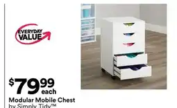 Michaels modular mobile Chest by Simply Tidy offer