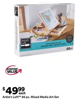 Michaels Artist's Loft 66 pc. mixed media Art Set offer