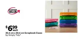 Michaels 30.4 cm x 30.4 cm Scrapbook Cases by Simply Tidy offer