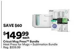 Michaels Cricut mug Press Bundle offer