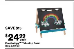 Michaels Creatology Tabletop Easel offer