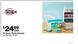 Michaels 16-Case Photo Keeper by Simply Tidy offer