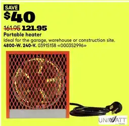 RONA Portable heater offer