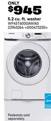 RONA 5.2 cu. ft. washer offer