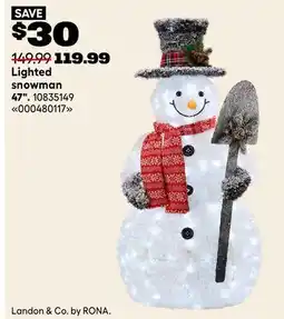 RONA Lighter snowman offer