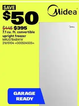 RONA MIDEA 7.1 cu. ft. convertible upright freezer offer