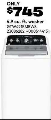 RONA 4.9 cu. ft. washer offer
