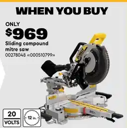 RONA Sliding compound mitre saw offer