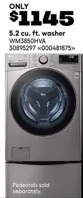 RONA LG 5.2 cu. ft. washer offer