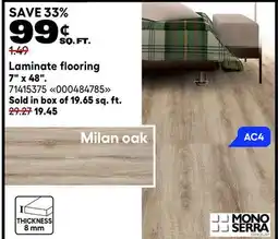 RONA Laminate flooring 7 x 48 offer