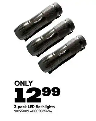 RONA 3-pack LED flashlights offer