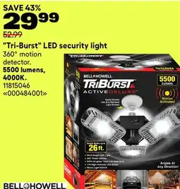 RONA Tri-Burst LED security light offer