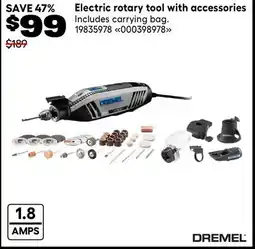 RONA Electric rotary tool with accessories offer