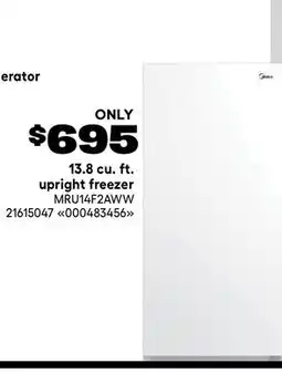 RONA 13.8 cu. ft. upright freezer offer