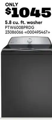 RONA 5.8 cu. ft. washer offer