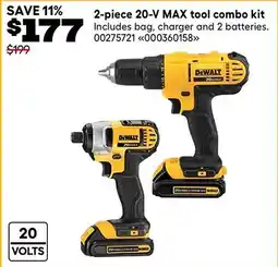 RONA 2-piece 20-V MAX tool combo kit offer
