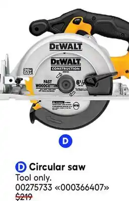 RONA Circular saw offer