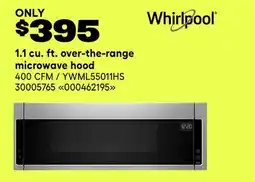 RONA 1.1 cu. ft. over-the-range microwave hood offer