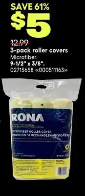 RONA 3-pack roller covers offer