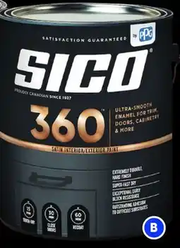 RONA 3.78-L cans of SICO 360 paint offer
