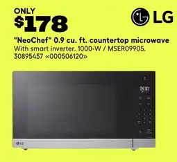 RONA LG NeoChef 0.9 cu. ft. countertop microwave offer