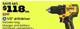 RONA DEWALT 1/2 drill/driver offer