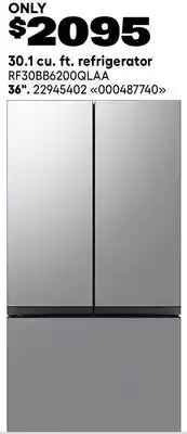RONA Samsung 30.1 cu. ft. refrigerator offer