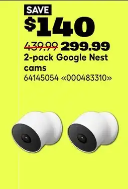 RONA Google 2-pack Google Nest cams offer