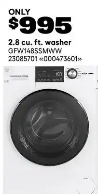 RONA GE 2.8 cu. ft. washer offer