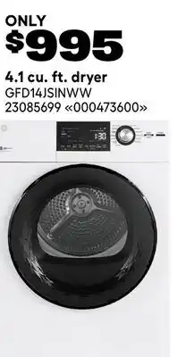 RONA 4.1 cu. ft. dryer offer