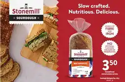 Loblaws Stonemill bread Sourdough Multigrain Rye, 550 g offer