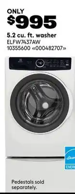 RONA Electrolux 5.2 cu. ft. washer offer