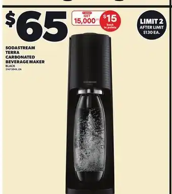 Loblaws SODASTREAM TERRA CARBONATED BEVERAGE MAKER offer