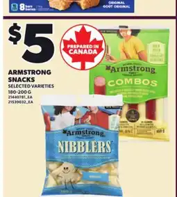 Loblaws ARMSTRONG SNACKS, 180-200 G offer