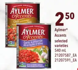 Loblaws AYLMER ACCENTS offer
