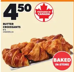 Loblaws BUTTER CROISSANTS, 6'S offer
