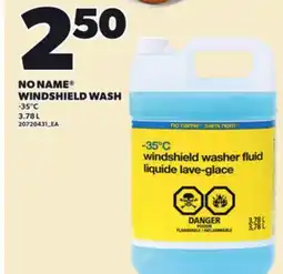 Loblaws NO NAME WINDSHIELD WASH, 3.78 L offer