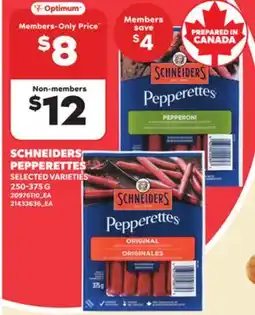 Loblaws SCHNEIDERS PEPPERETTES, 250-375 G offer