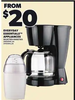 Loblaws EVERYDAY ESSENTIALS APPLIANCES offer