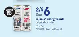 Loblaws CELSIUS ENERGY DRINK, 355 mL offer