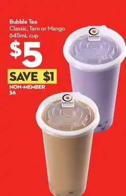 Longo's Bubble Tea offer