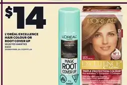Loblaws L'ORÉAL EXCELLENCE HAIR COLOUR OR ROOT COVER UP offer