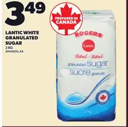 Loblaws LANTIC WHITE GRANULATED SUGAR, 2KG offer