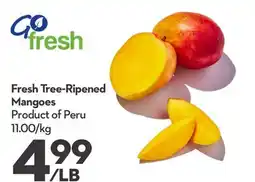 Longo's Fresh Tree-Ripened Mangoes offer