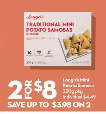 Longo's Longo's Mini Potato Samosa offer