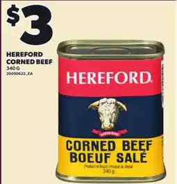 Loblaws HEREFORD CORNED BEEF, 340 G offer