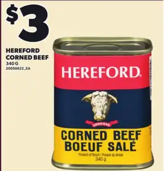 Loblaws HEREFORD CORNED BEEF, 340 G offer