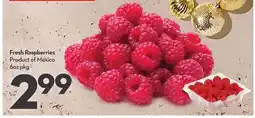 Longo's Fresh Raspberries offer
