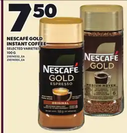 Loblaws NESCAFÉ GOLD INSTANT COFFEE,100 G offer
