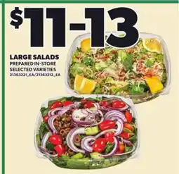 Loblaws LARGE SALADS offer